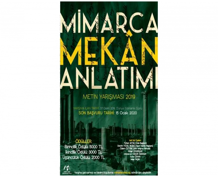 “Mimarca Mekân Anlatımı” Metin Yarışması