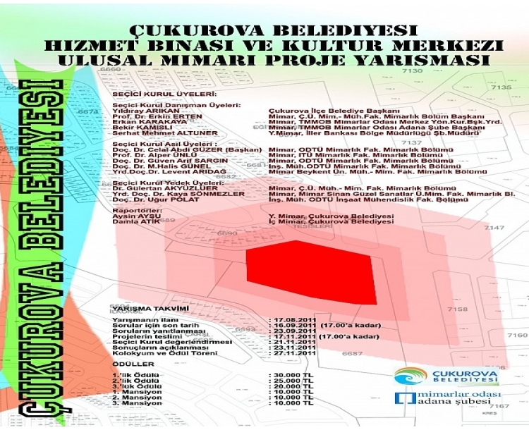 Adana Çukurova İlçe Belediyesi Hizmet Binası ve Kültür Merkezi Ulusal Mimari Proje Yarışması